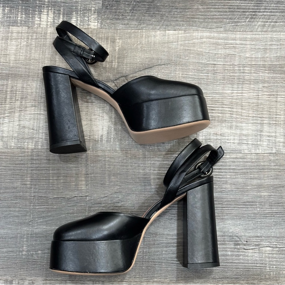 Anthropologie | Maeve Platform Mary Jane Heels, Size 36, NWOT